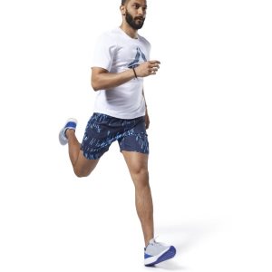 Spodenki Męskie Reebok Running Essentials 7-Inch Granatowe PL 20MXIBF